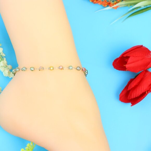 Elegant Handmade Anklet – Perfect for Women & Girls | Ideal Gift Option,DYC1097 - Picture 5 of 9